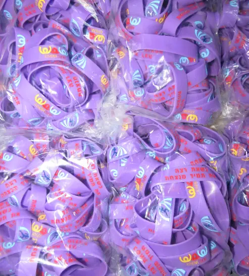 צמידי סיליקון גומי 18 ממ - תמונה 2