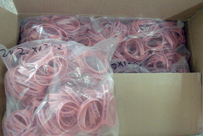 צמידי סיליקון מודפס, לבריאות